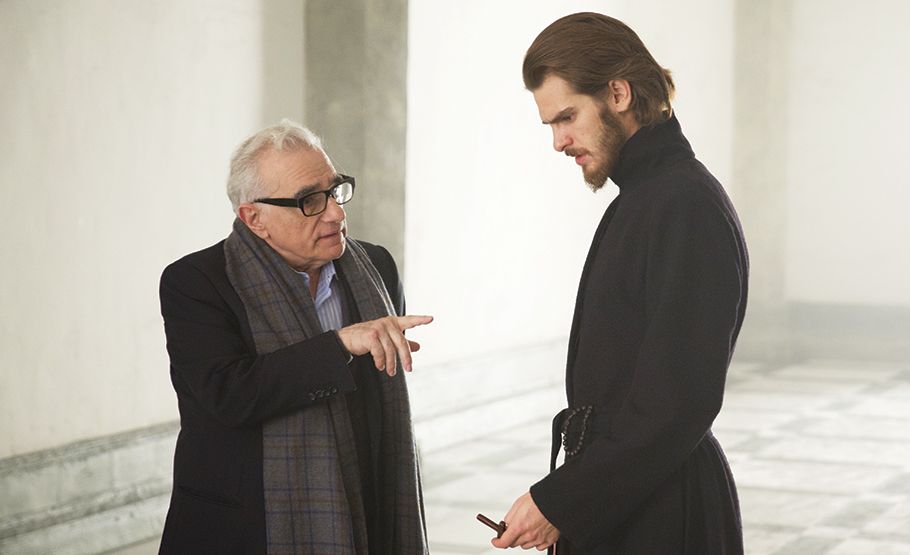 Andrew Garfield And Martin Scorsese On The Set Of Silence Cultjer