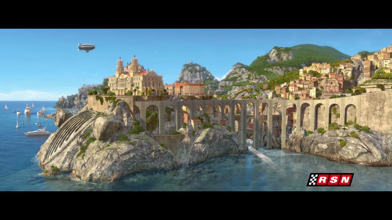 A look at Porto Corsa Italy in Cars 2 Cultjer