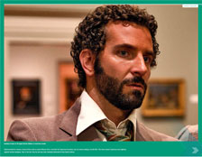 Bradley Cooper as FBI agent Richie DiMaso in American Hustle