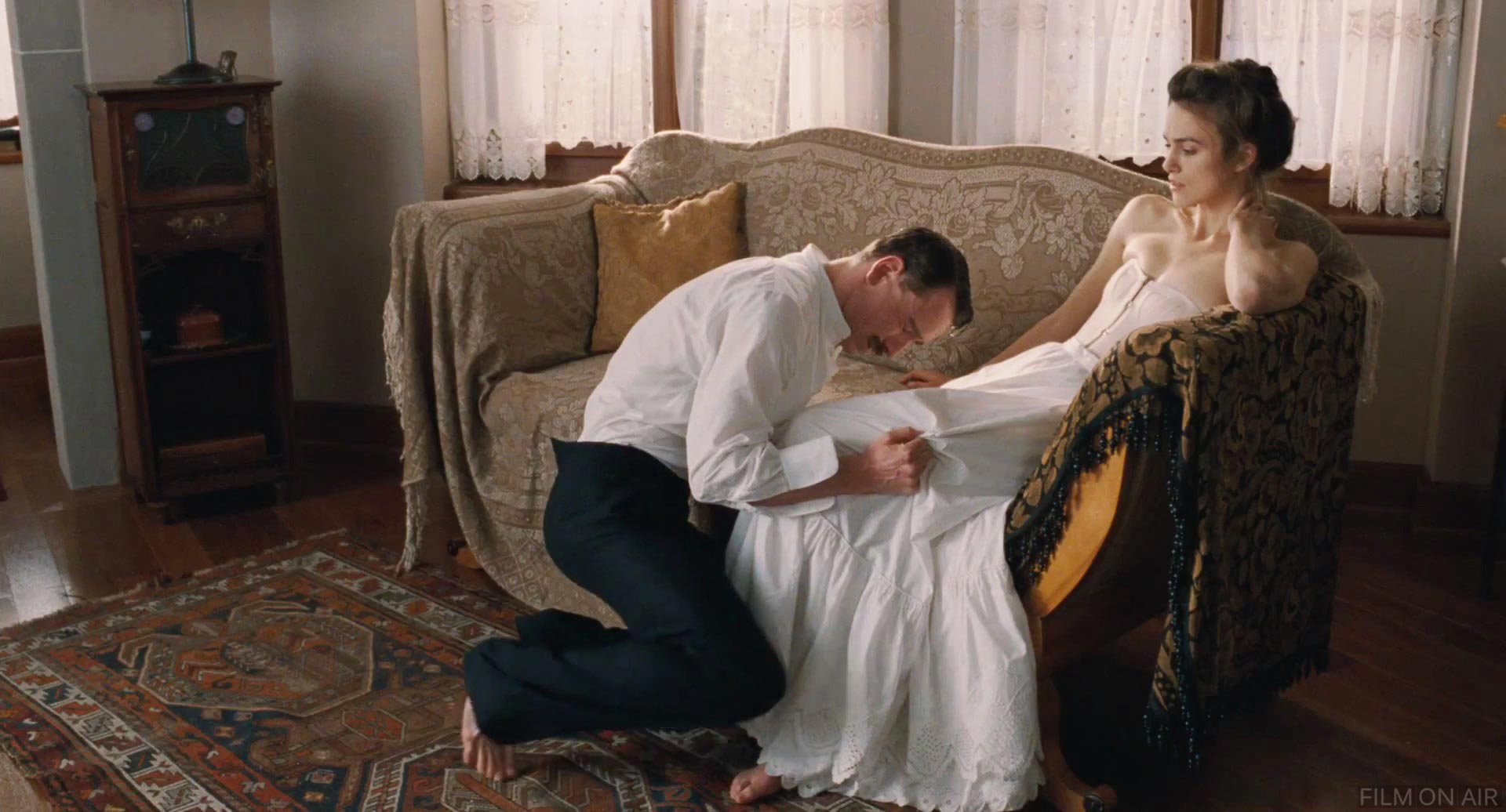 Fassbender And Keira Knightley
 in A Dangerous Method in A Dangerous Method