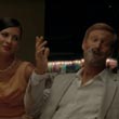 Aaron Eckhart Cigar
 in The Rum Diary