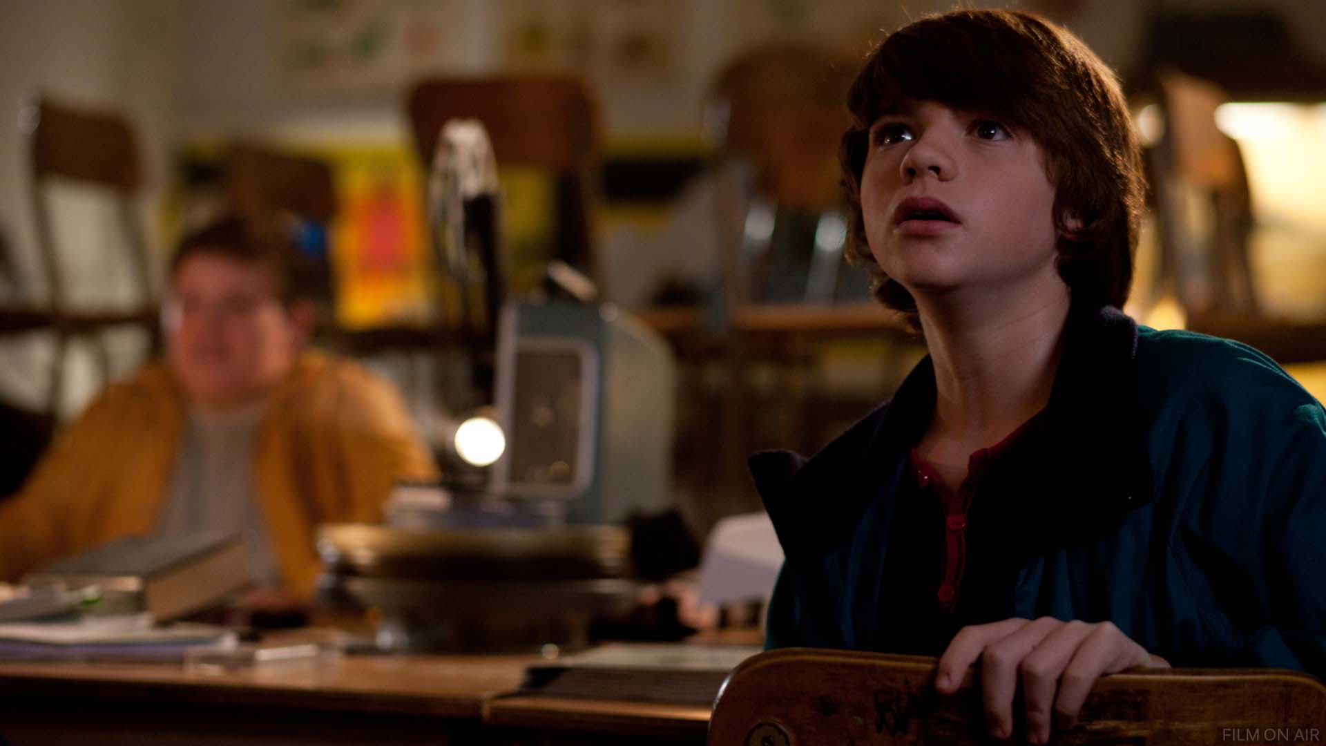 Joel Courtney Amazed
 in Super 8 in Super 8