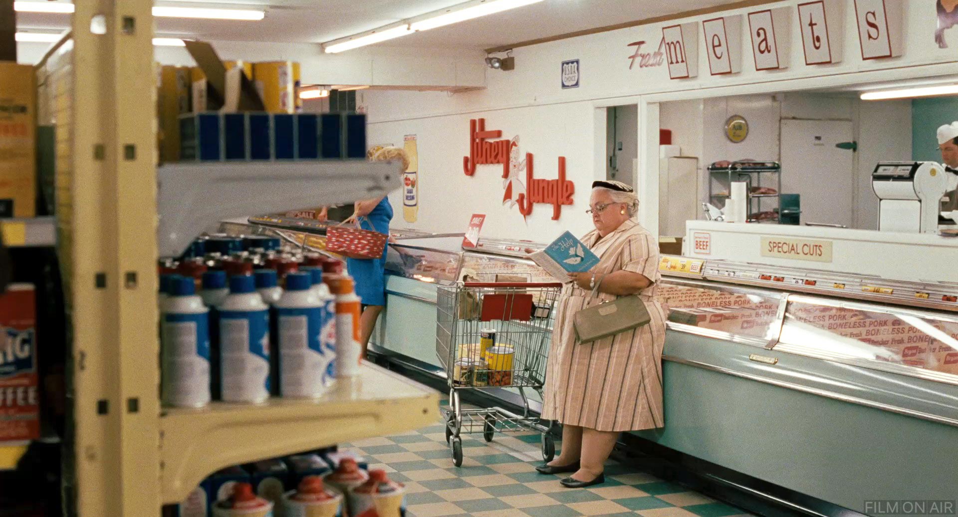 Big White Woman Reads
 in The Help in The Help