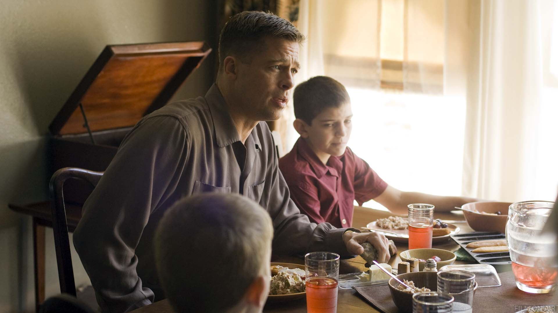 Brad Pitt At Dinner Table
 in The Tree of Life in The Tree of Life