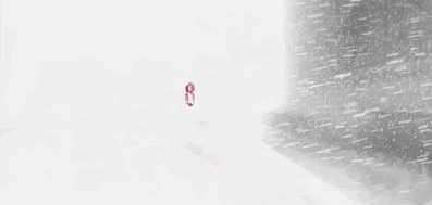 The H8ful Eight Snow Logo gif