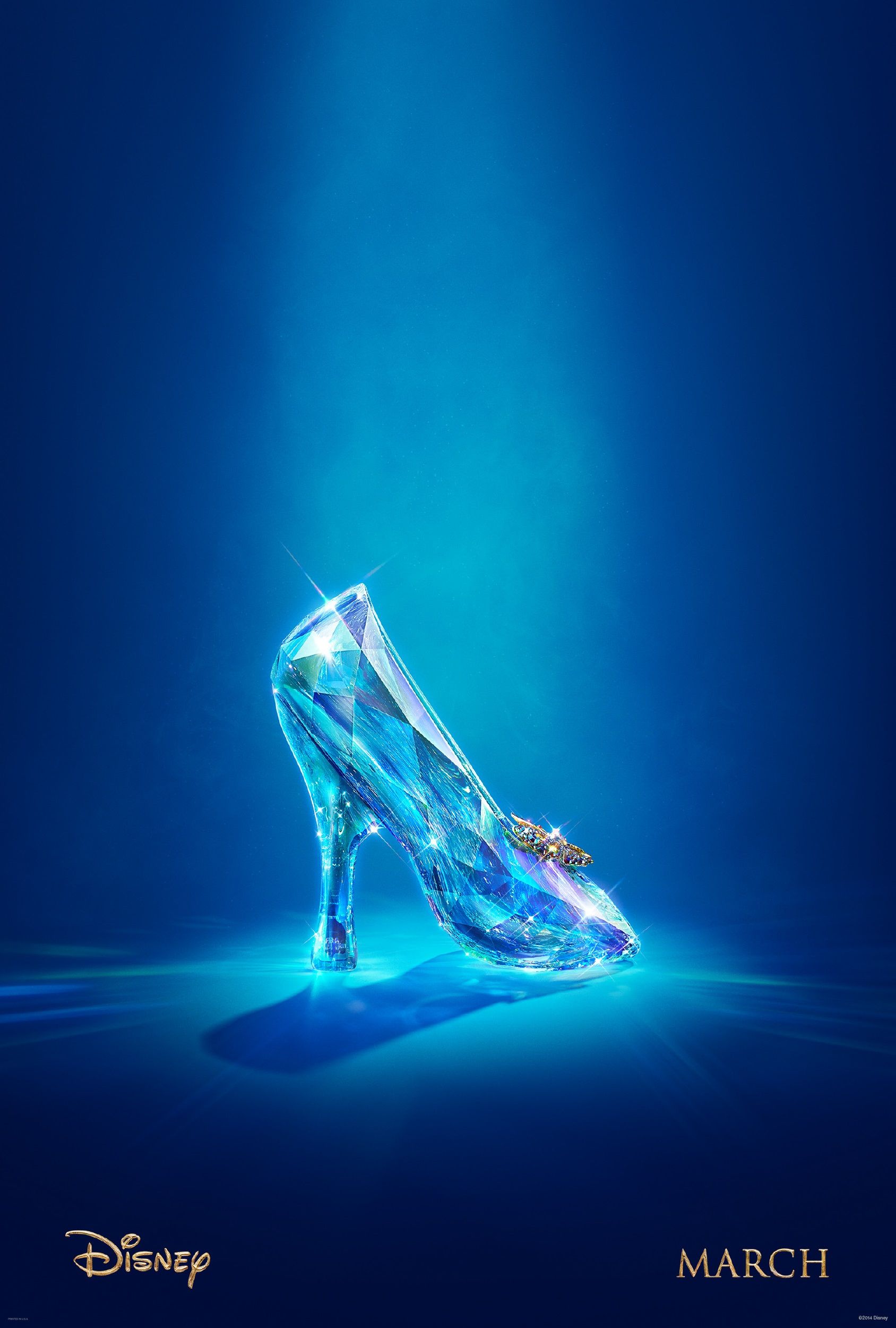 Teaser Poster for Disney&#039;s live-action Cinderella 