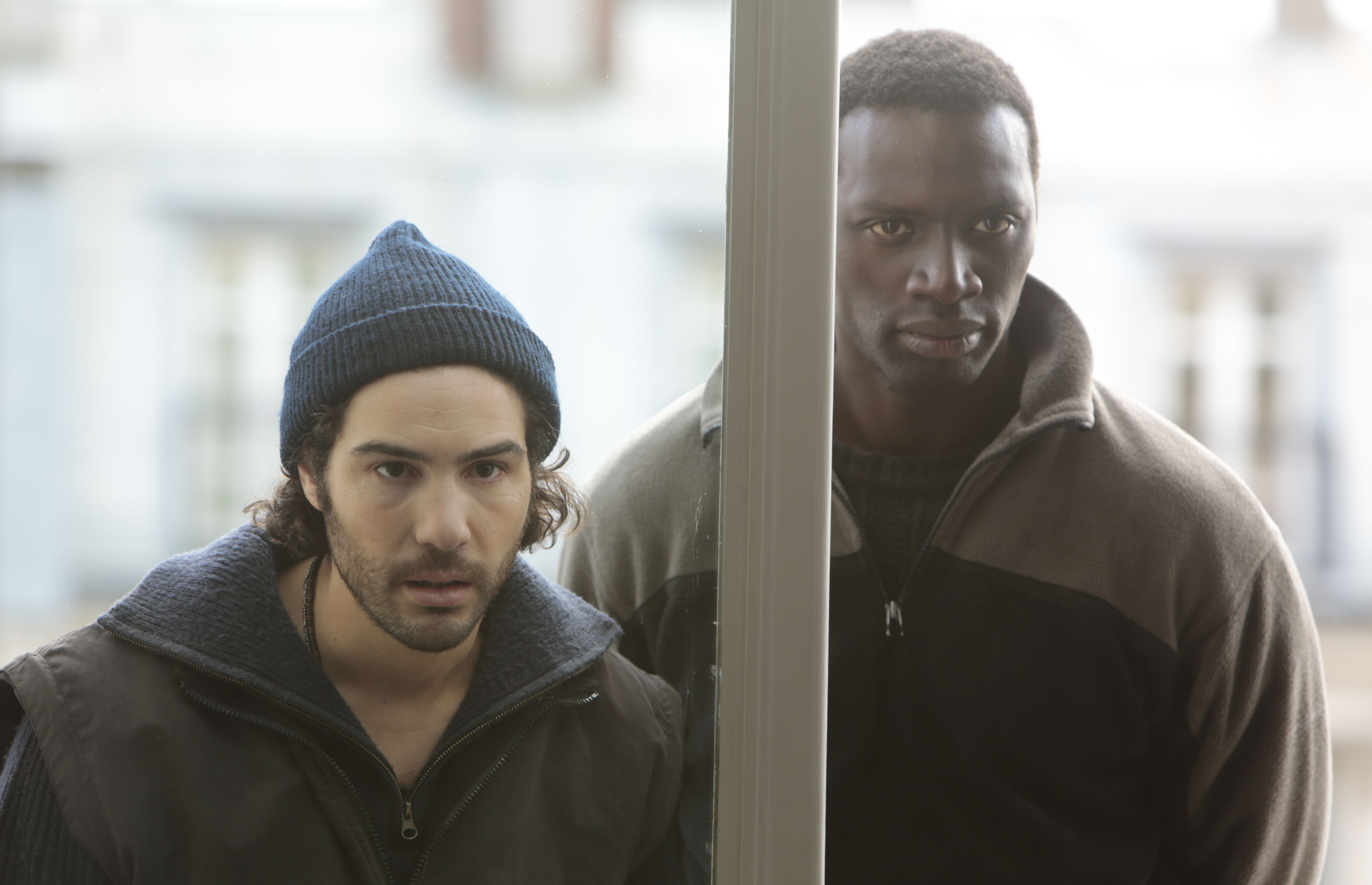 Omar Sy and Tahar Rahim in Samba