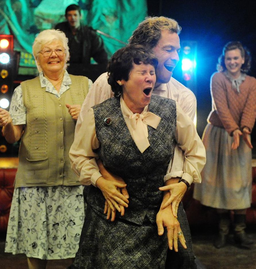 Dominic West dances with Imelda Staunton in Pride