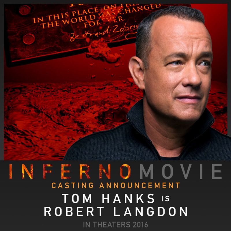 Tom Hanks is Robert Langdon