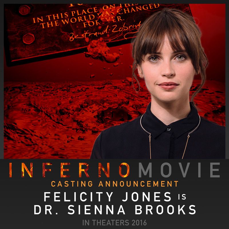 Felicity Jones is Dr. Sienna Brooks