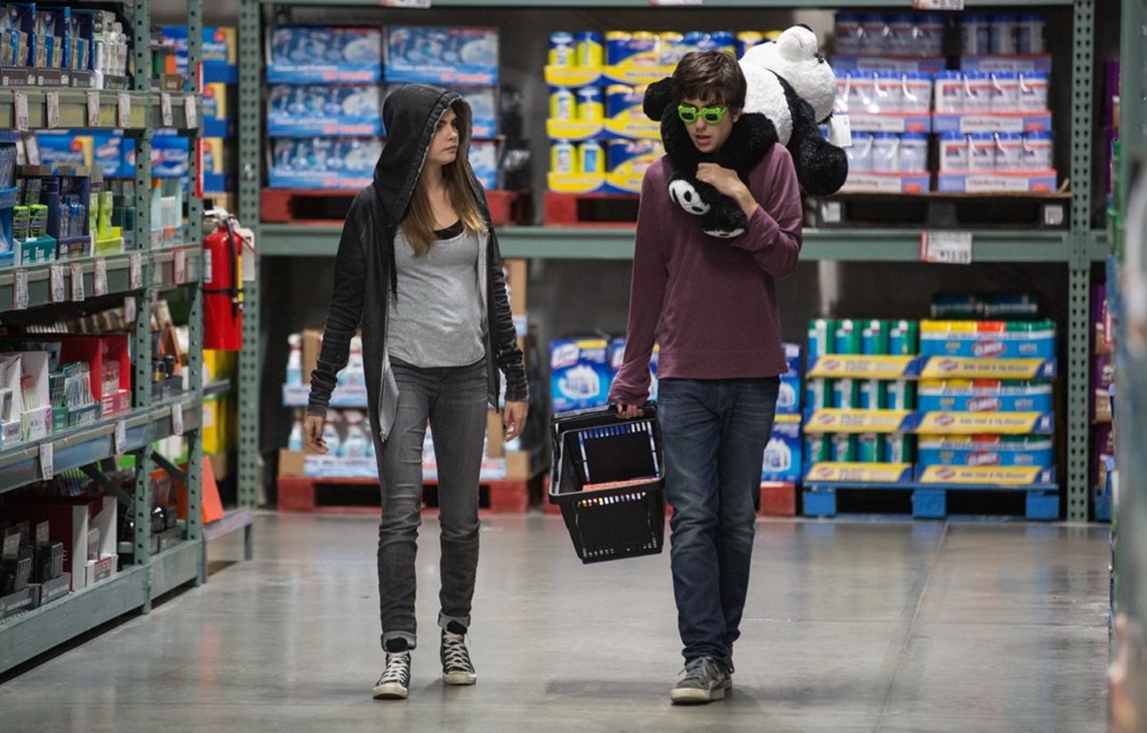 Nat Wolff and some cool glasses in Paper Towns