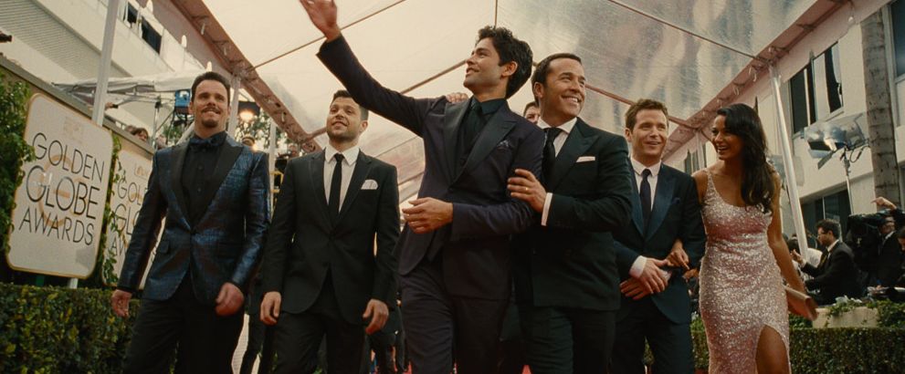 The boys at Golden Globe red carpet