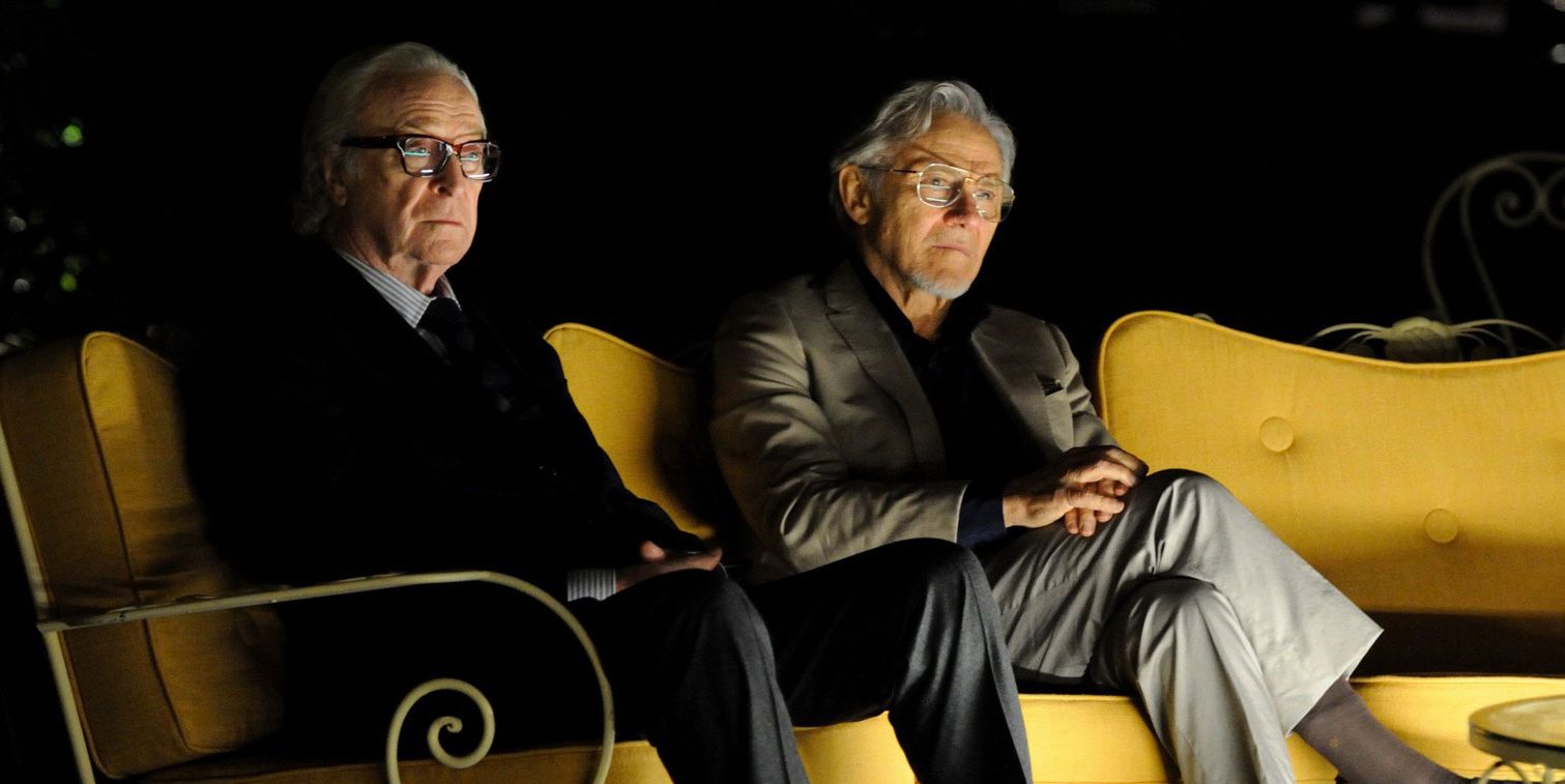 Michael Caine	and Harvey Keitel Sit Around in 'Youth'