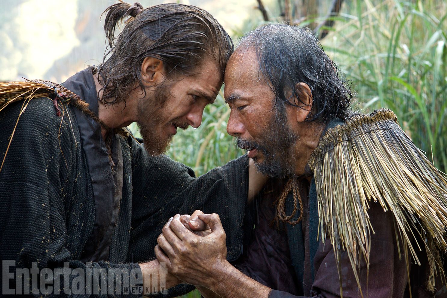 Andrew Garfield and Shinya Tsukamoto in Silence