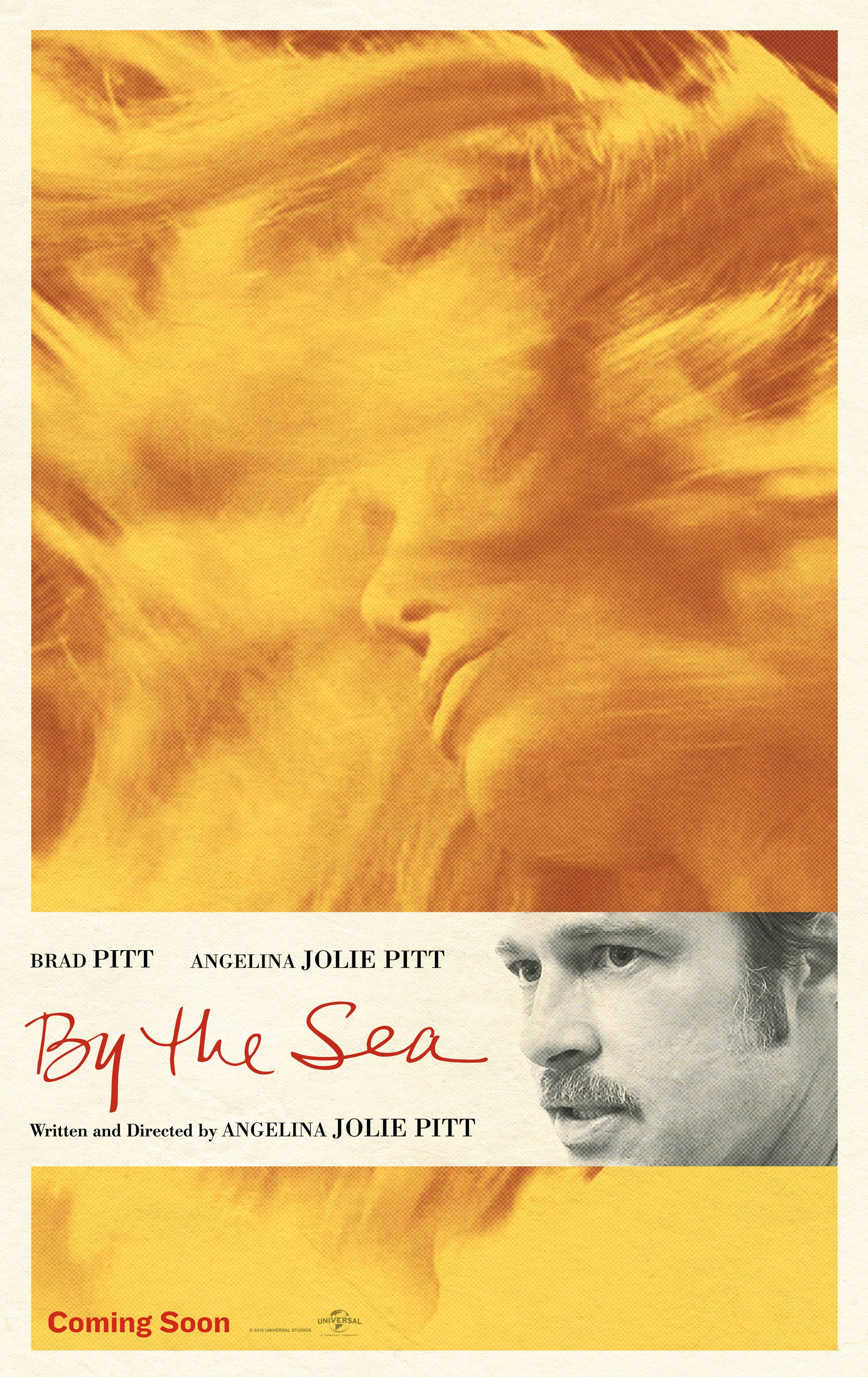 By the Sea Yellow Poster