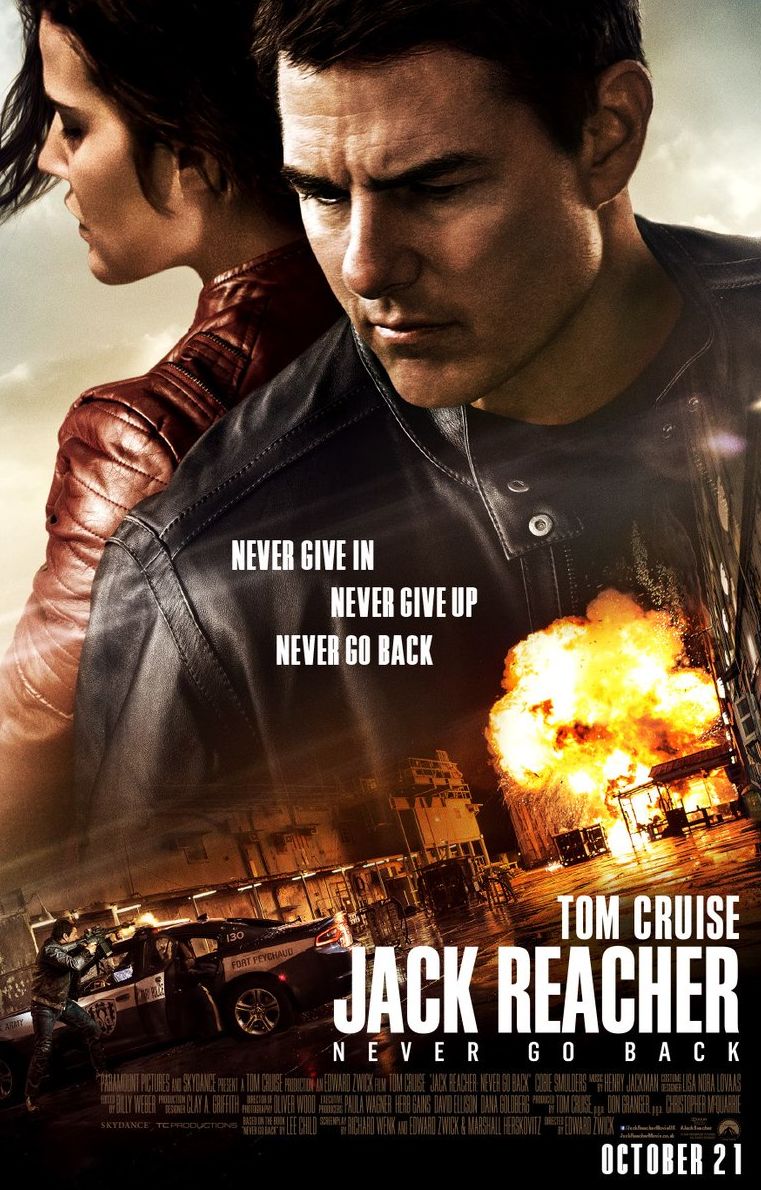 New Jack Reacher poster features Tom Cruise and Cobie Smulde