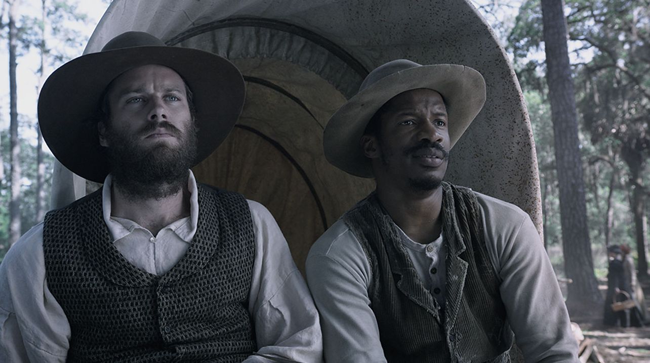 Armie Hammer and Nate Parker in "The Birth of a Nation"
