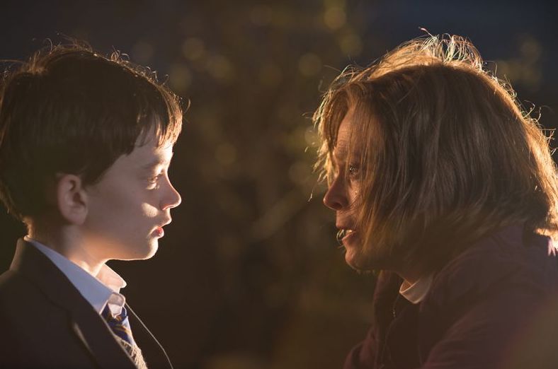 Lewis MacDougall and Sigourney Weaver in "A Monster Calls"