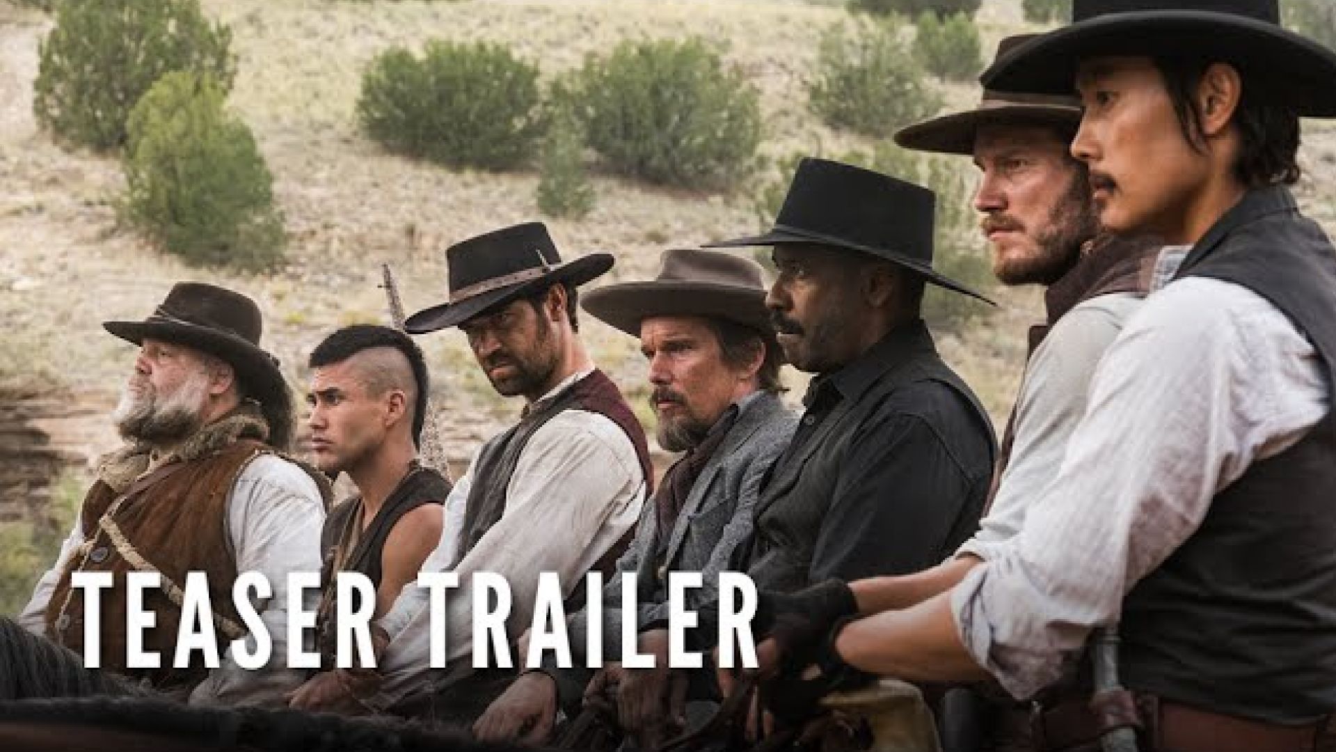 The Magnificent Seven Teaser Trailer Staring Chris Pratt and